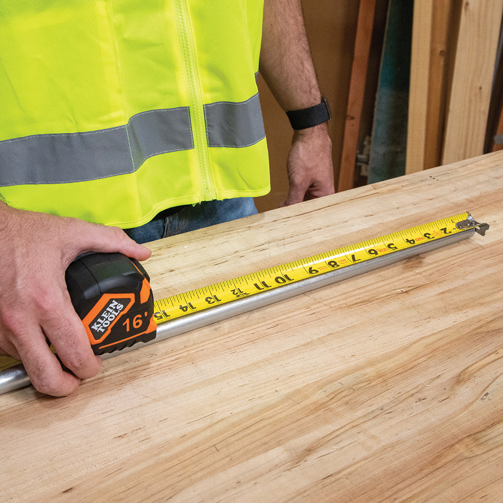 Klein 91616 Tape Measure, 16-Foot Single-Hook - Ace Tool Group - Klein