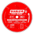 Diablo Tools 7-1/4" X 70-Teeth Steel Demon Carbide Saw Blade For Thin Metal - Ace Tool Group - Diablo