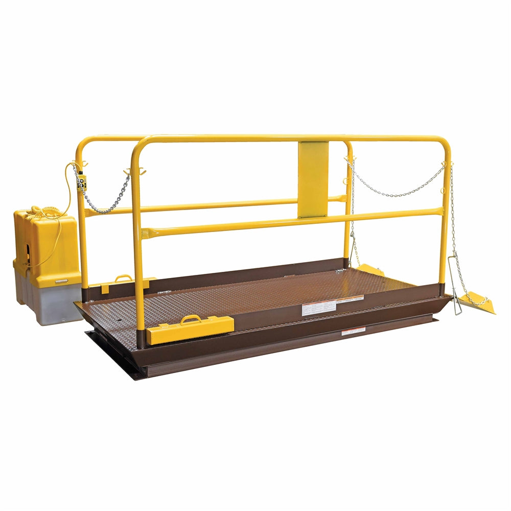 Vestil WL-100-5-48 Prem Truck Scissor Dock Lift 5K 4X8 Ft - Ace Tool Group - Vestil