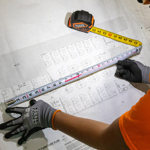 Klein 9235 Tape Measure, 35 ft. Double Hook - Ace Tool Group - Klein