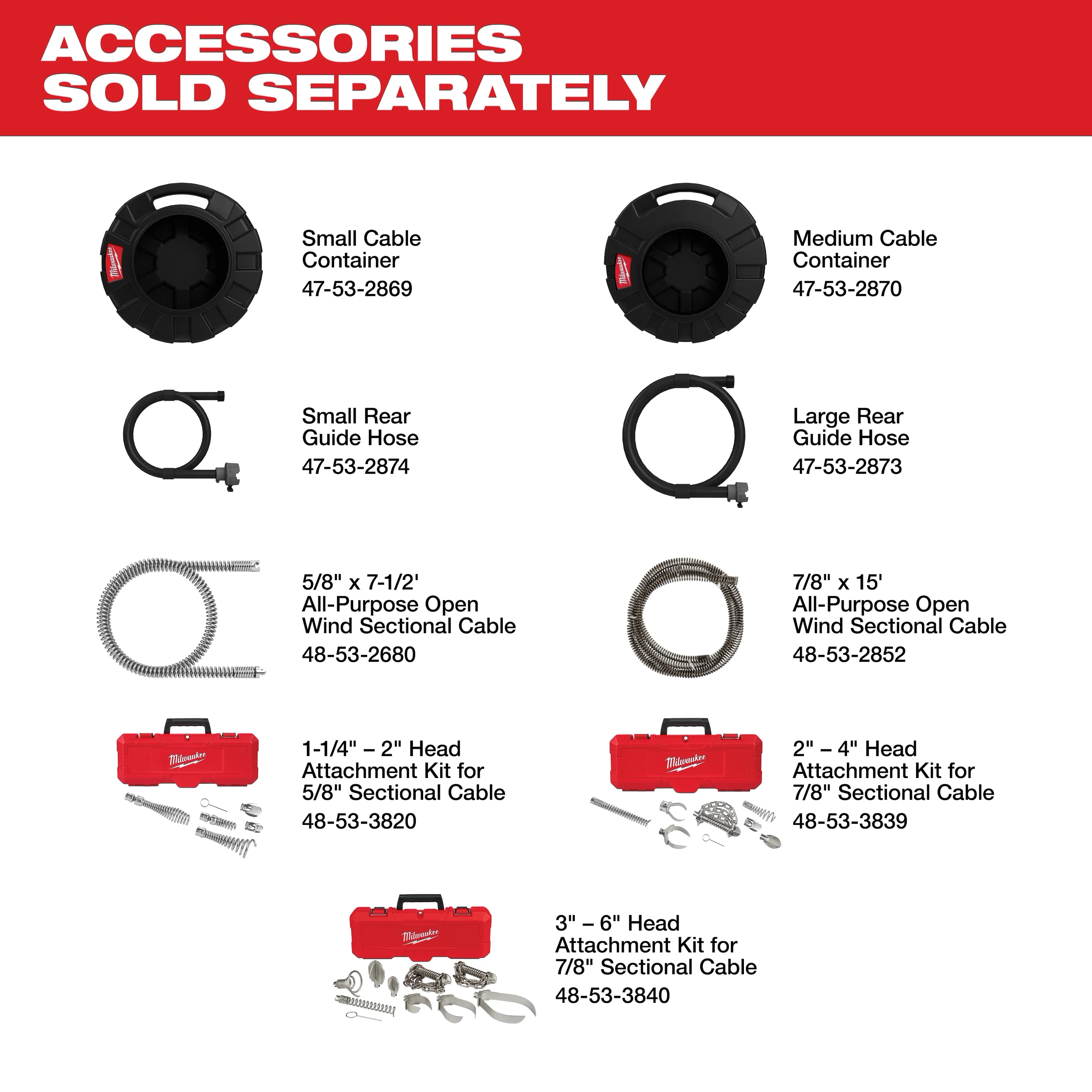 Milwaukee 2818B-21 M18 FUEL Sectional Machine 5/8" Kit