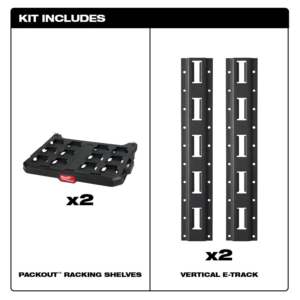 Milwaukee 48-22-8480 PACKOUT  Racking Kit 2 Pack - Ace Tool Group - Milwaukee