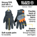 Klein Tools 60596 General Purpose Gloves, Large - Ace Tool Group - Klein