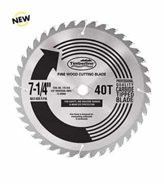 Timberline 175-41C Timb 7-1/4"X 40T Tcg (Carded) - Ace Tool Group - Timberline