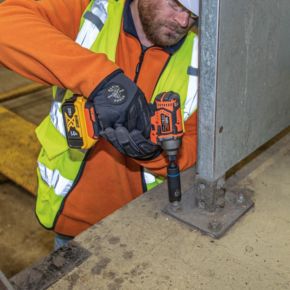 Klein 66061 2-in-1 Impact Socket, 6-Point, 1/2 3/8 in. - Ace Tool Group - Klein