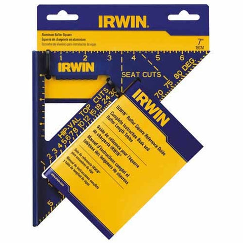 Irwin 1794463 Rafter Square Hi-Contrast Aluminum Blue 7-Inch - Ace Tool Group - Irwin