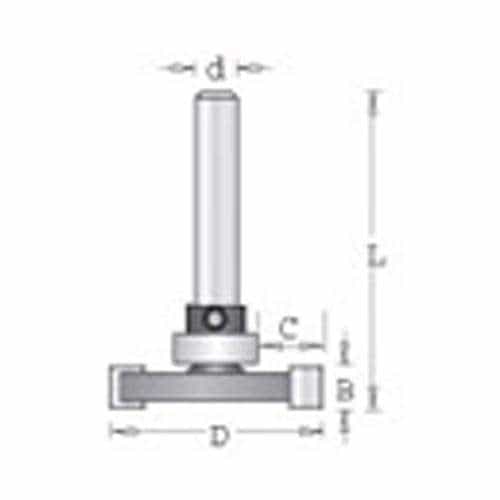 Amana Tool 45663 4.5Mm Kerf.894 T-Slot Upper Bb - Ace Tool Group - Amana Tool
