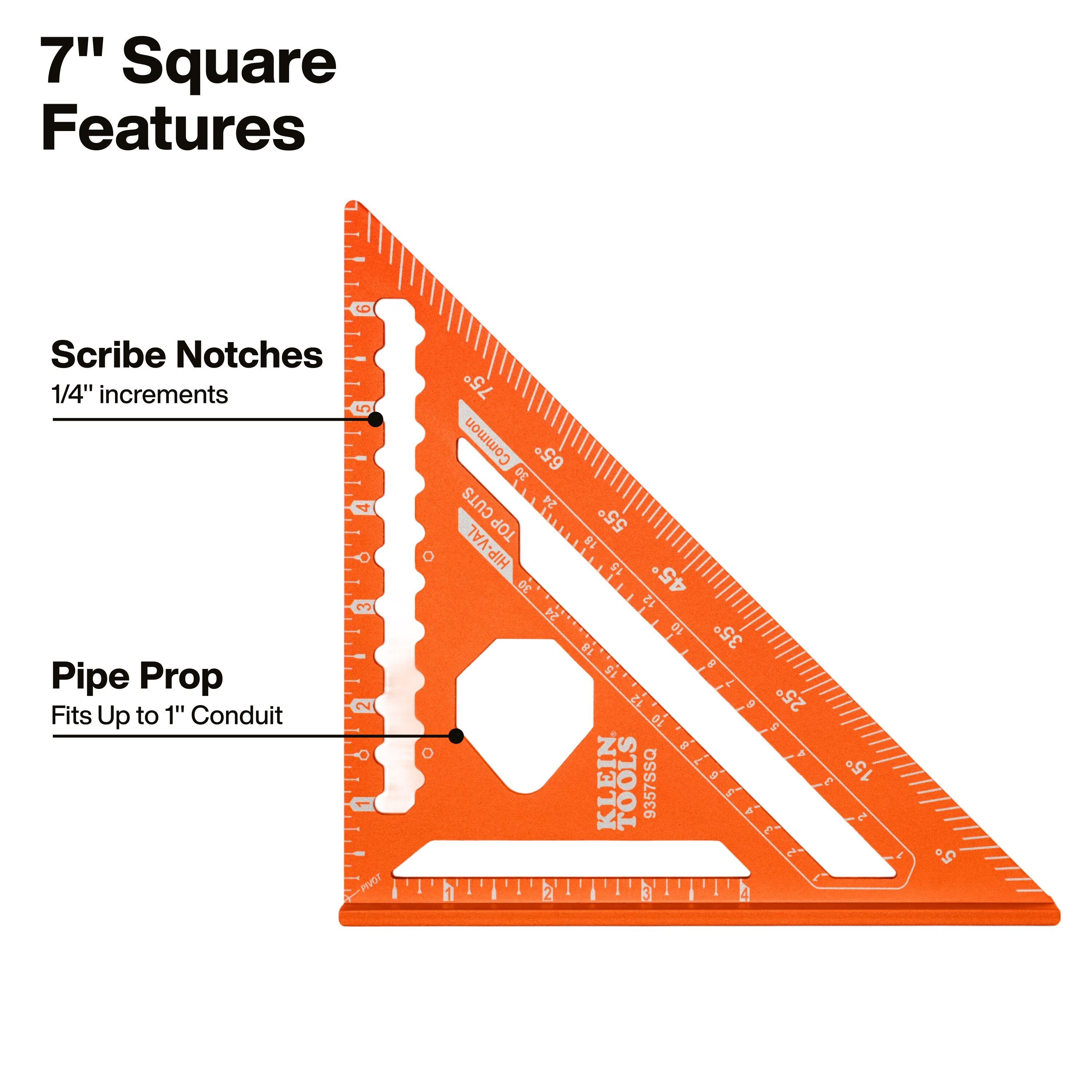 Klein 93547SQVP Trim and Rafter Square Kit, 2-Piece