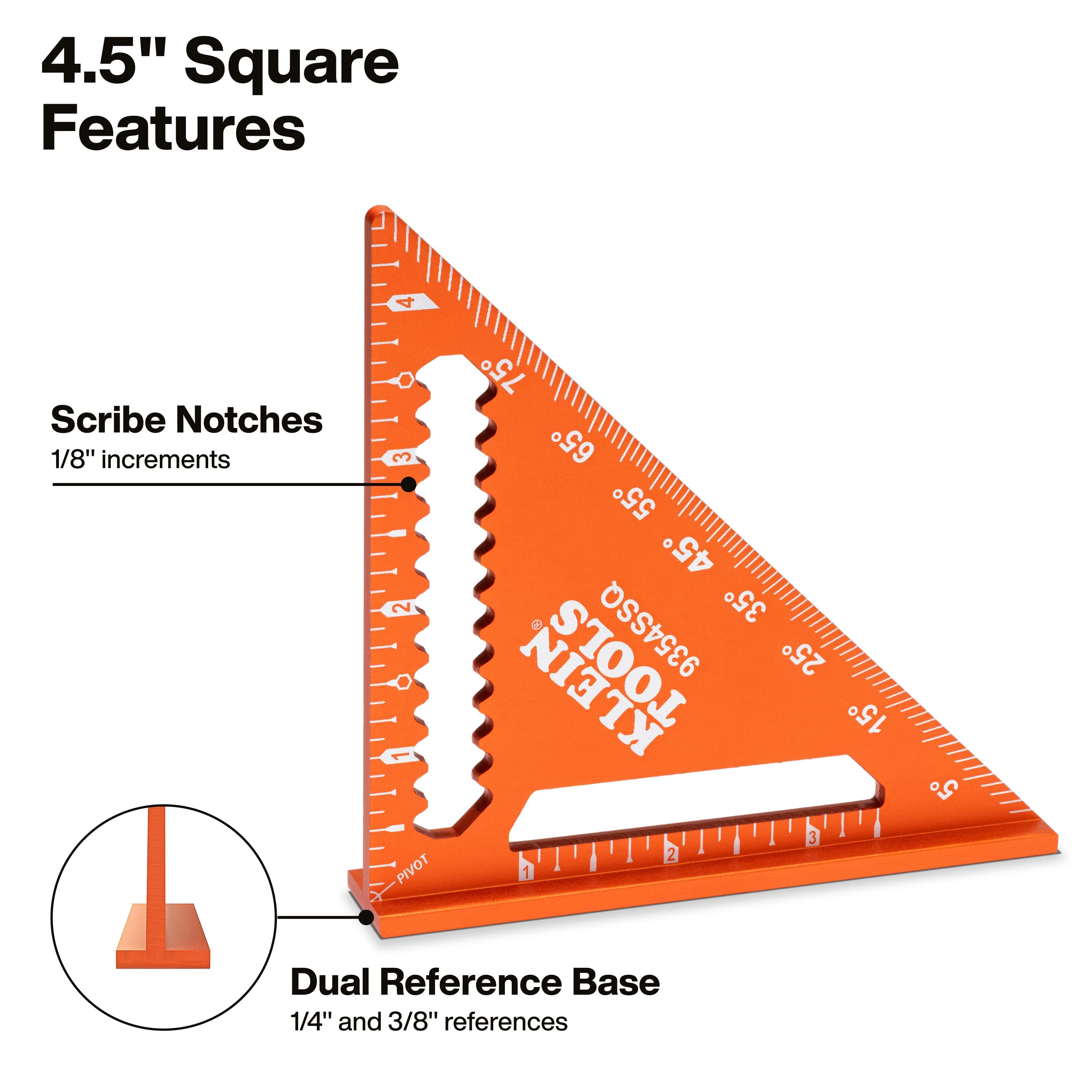 Klein 93547SQVP Trim and Rafter Square Kit, 2-Piece