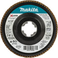 Makita T-03931 X-LOCK 4-1/2 60G Type 27 Flap Disc - Ace Tool Group - Makita