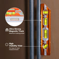 Klein KLE-935RBP Magnetic Pitch Vial Torpedo Level, 4 Vial, 8-Inch - Ace Tool Group - Klein Tools