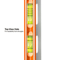 Klein KLE-935RBP Magnetic Pitch Vial Torpedo Level, 4 Vial, 8-Inch - Ace Tool Group - Klein Tools