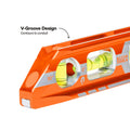 Klein KLE-935RBP Magnetic Pitch Vial Torpedo Level, 4 Vial, 8-Inch - Ace Tool Group - Klein Tools