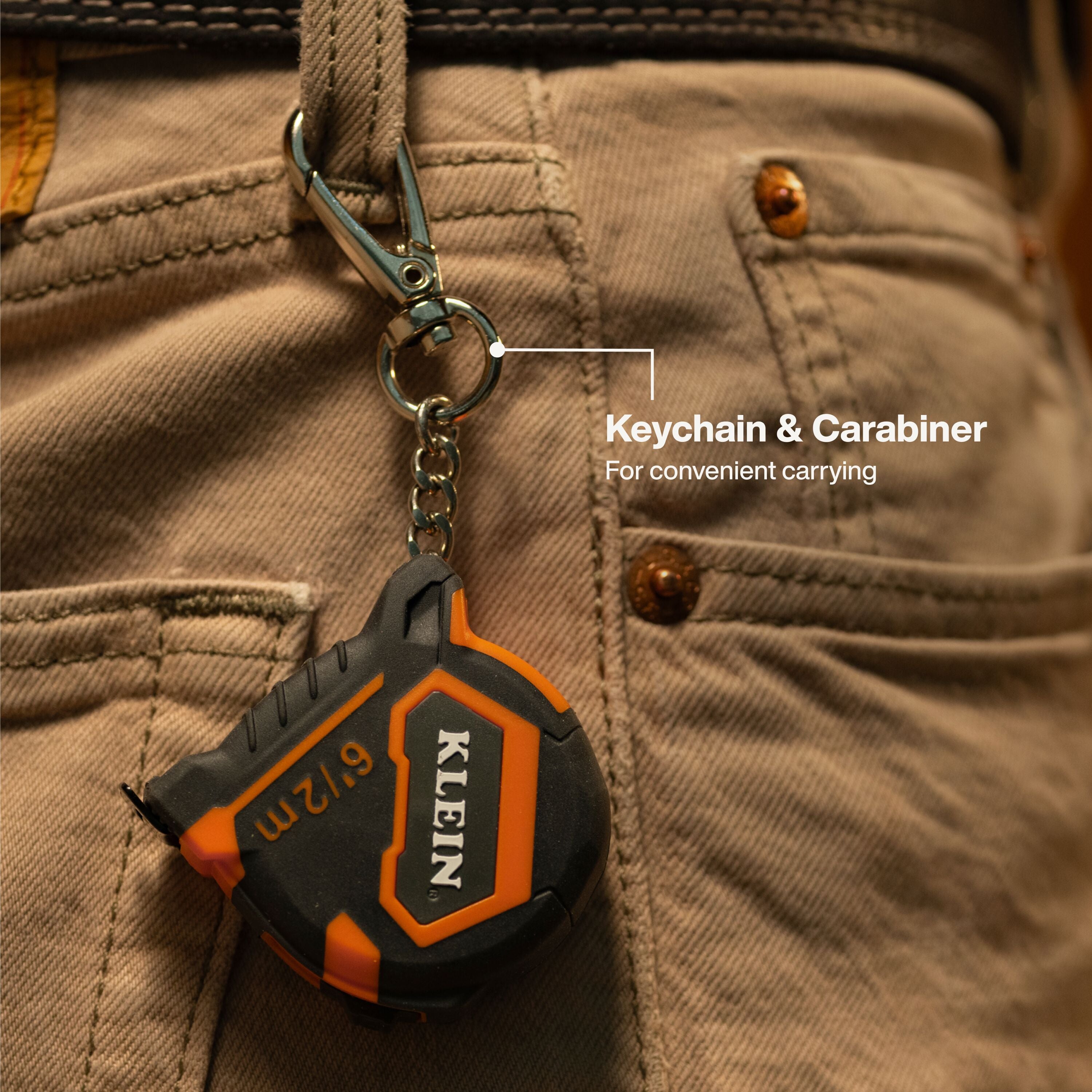 Klein 9362 6-Foot Keychain Tape Measure - Ace Tool Group - Klein