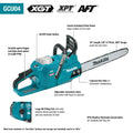 Makita GCU04T1 40V max XGT 18in. Chain Saw Kit - Ace Tool Group - Makita