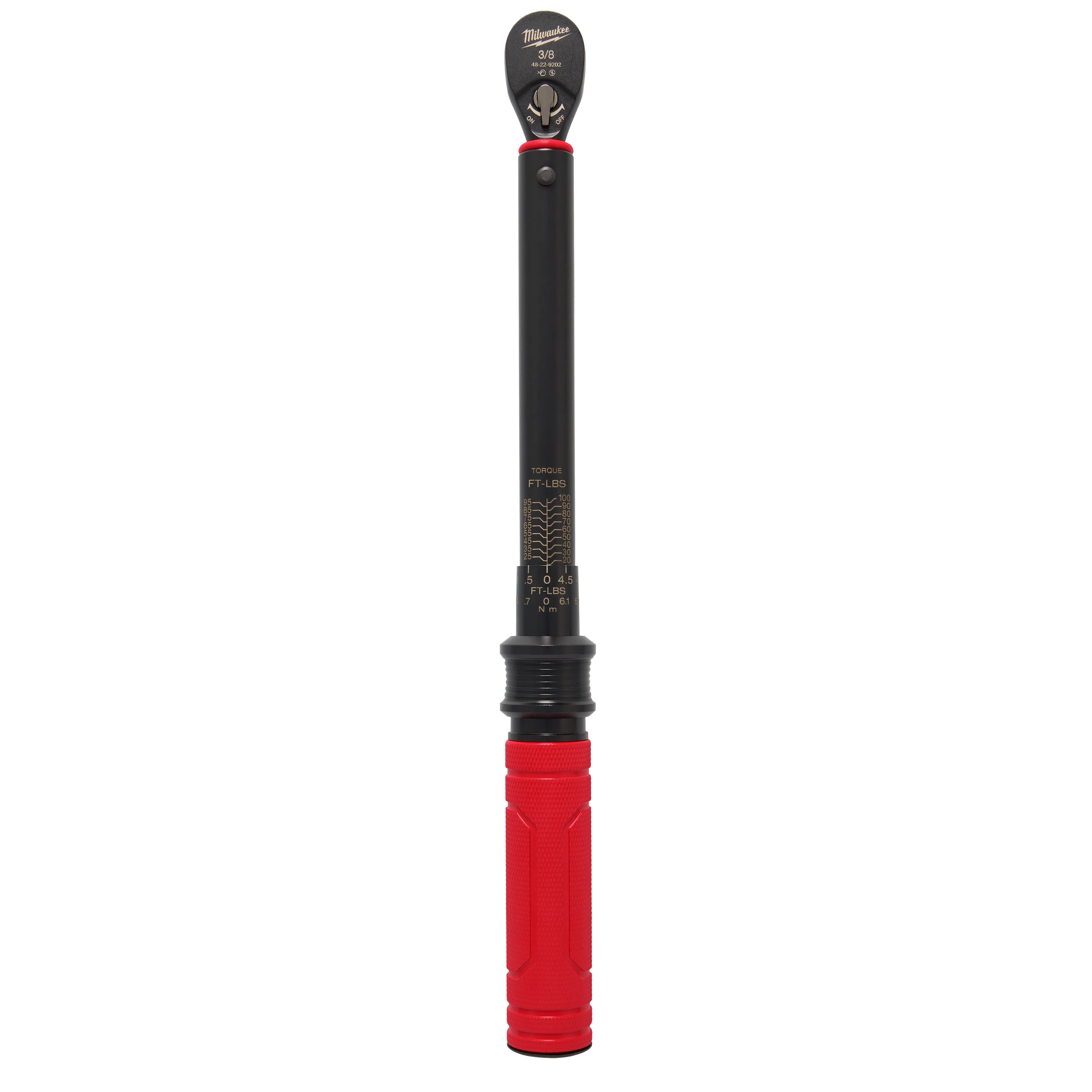 Milwaukee 48-22-9202 3/8” Drive Click Torque Wrench (20-100 ft·lbf) - Ace Tool Group - Ace Tool Group
