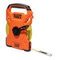 Klein 94300RT 300-Foot Open Reel Tape Measure with Single Hook and Carabiner - Ace Tool Group - Klein