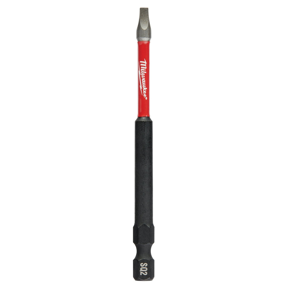 Milwaukee 48-32-4195 SHOCKWAVE 3-1/2 in. Impact Square Recess #2 Power Bits 25PK - Ace Tool Group - Milwaukee