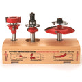 Freud Tools 3 Piece Premier Adjustable Cabinet Bit Set - Ace Tool Group - Freud