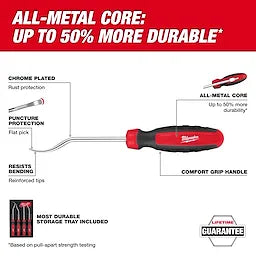 Milwaukee 48-22-9217 4pc Hose Pick Set - Ace Tool Group - Milwaukee
