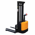 Vestil S-118-AA Adjust Powered Lift Stacker 118In Raised - Ace Tool Group - Vestil