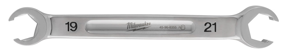 Milwaukee 45-96-8355 19mm X 21mm Double End Flare Nut Wrench - Ace Tool Group - Milwaukee