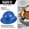 Klein 60249 Hard Hat, Non-vented, Full Brim, Blue - Ace Tool Group - Klein