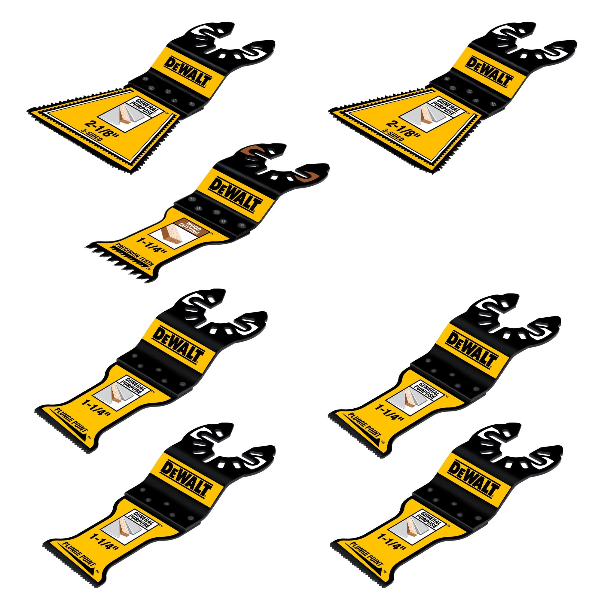 DeWalt DWA427SET OSC General Purpose Assortment 7PC - Ace Tool Group - DeWalt