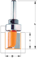 CMT 811.158.11B Pattern Bit, 5/8-Inch Diameter, 1/4-Inch Shank - Ace Tool Group - CMT
