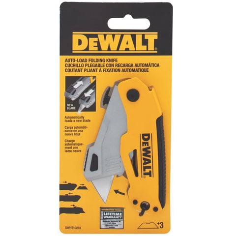 Dewalt Dwht10261 Folding Retractable Auto-Load Knife - Ace Tool Group - DeWalt