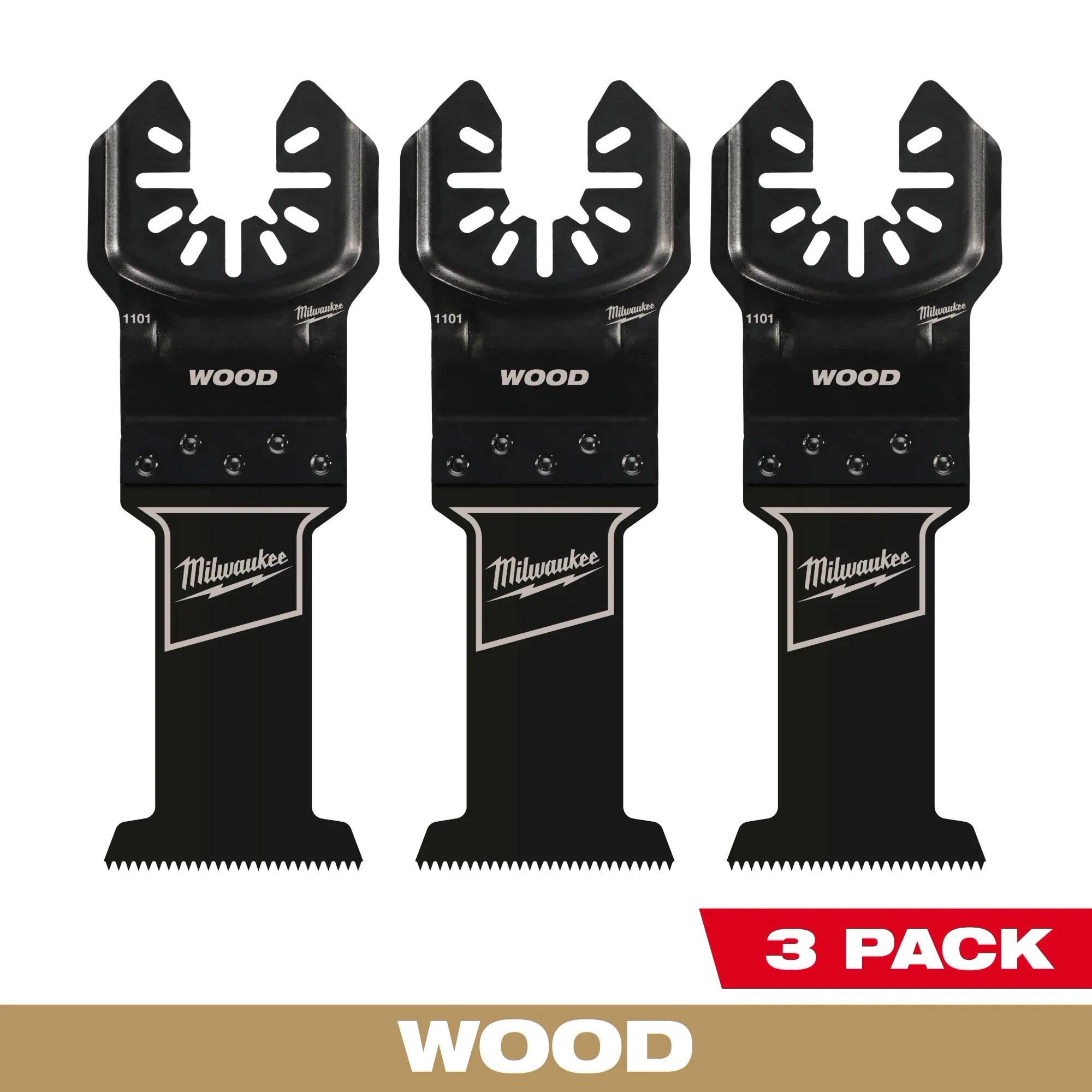 Milwaukee 49-25-1103 Milwaukee OPEN-LOK 1-3/8" HCS WOOD BLADES 3PK - Ace Tool Group - Milwaukee