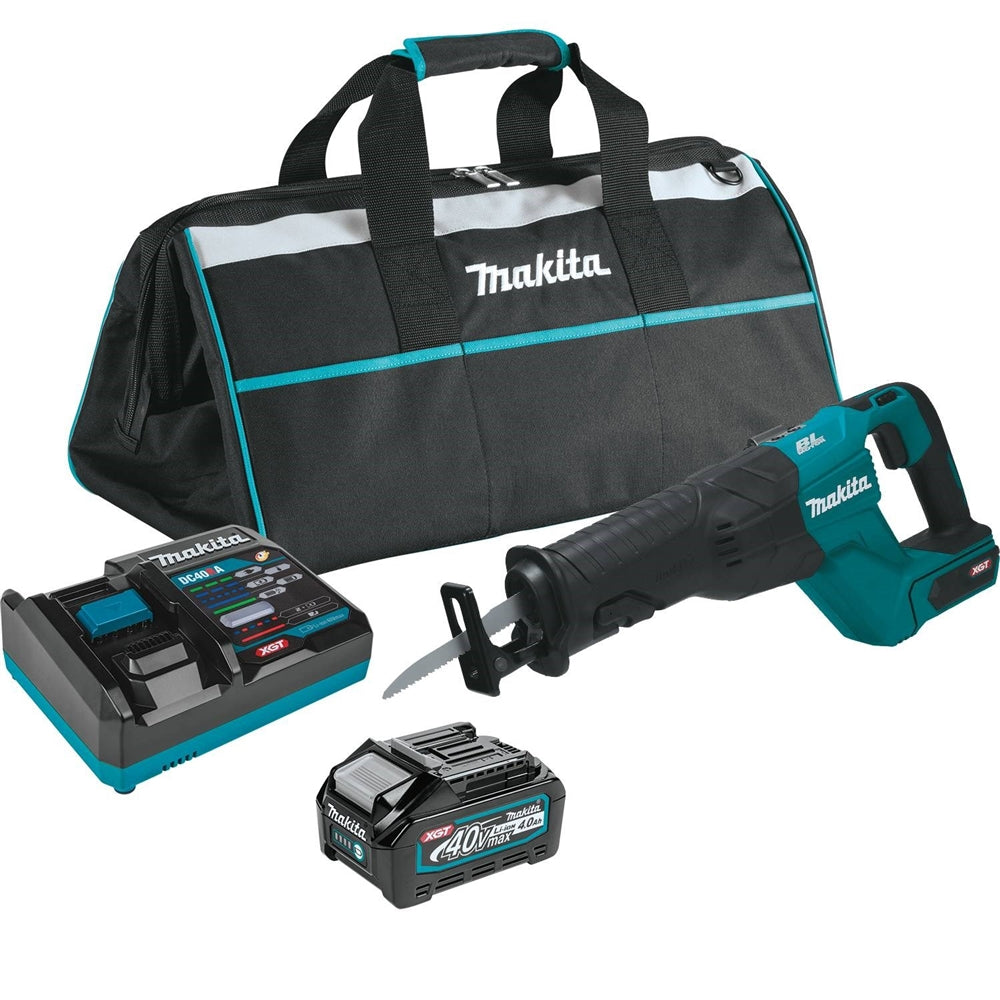 Makita GRJ01M1 40V XGT Recipro Saw Kit, 4.0Ah - Ace Tool Group - Makita