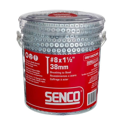 Senco 08G150Ctldss 1 1-2 in. Wood to Light Steel Screws - Ace Tool Group - Senco