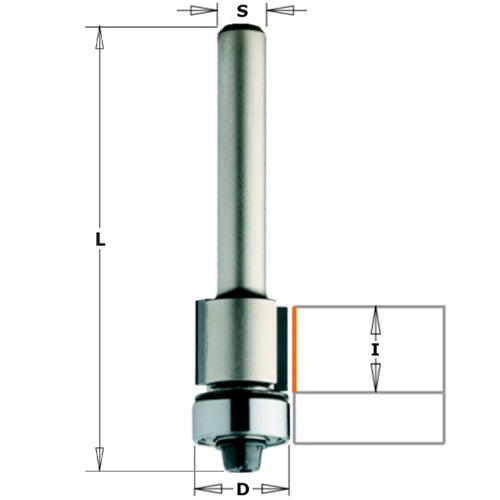 Cmt 806.128.61 Flush Trim Bit - Dp - Ace Tool Group - CMT