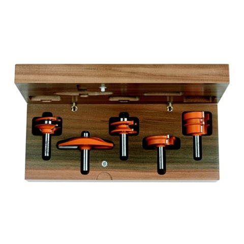 Cmt 800.509.11 5 Piece Complete Kitchen Router Bit Set - Ace Tool Group - CMT