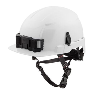 Milwaukee 48-73-1321 White Front Brim Helmet with BOLT - Class E - Ace Tool Group - Milwaukee