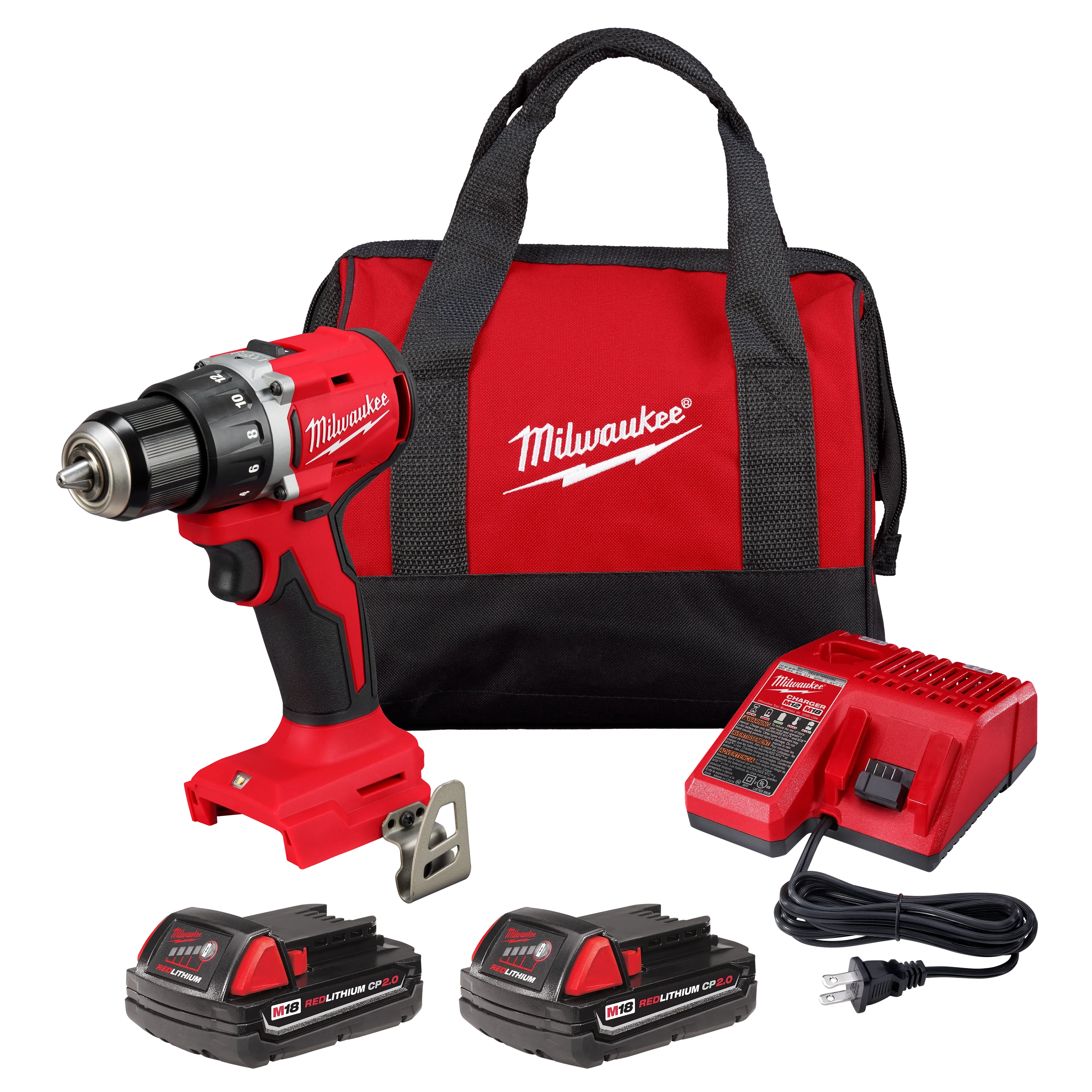 Milwaukee  3601-21CT  M18™ Compact Brushless 1/2" Drill/Driver Kit
