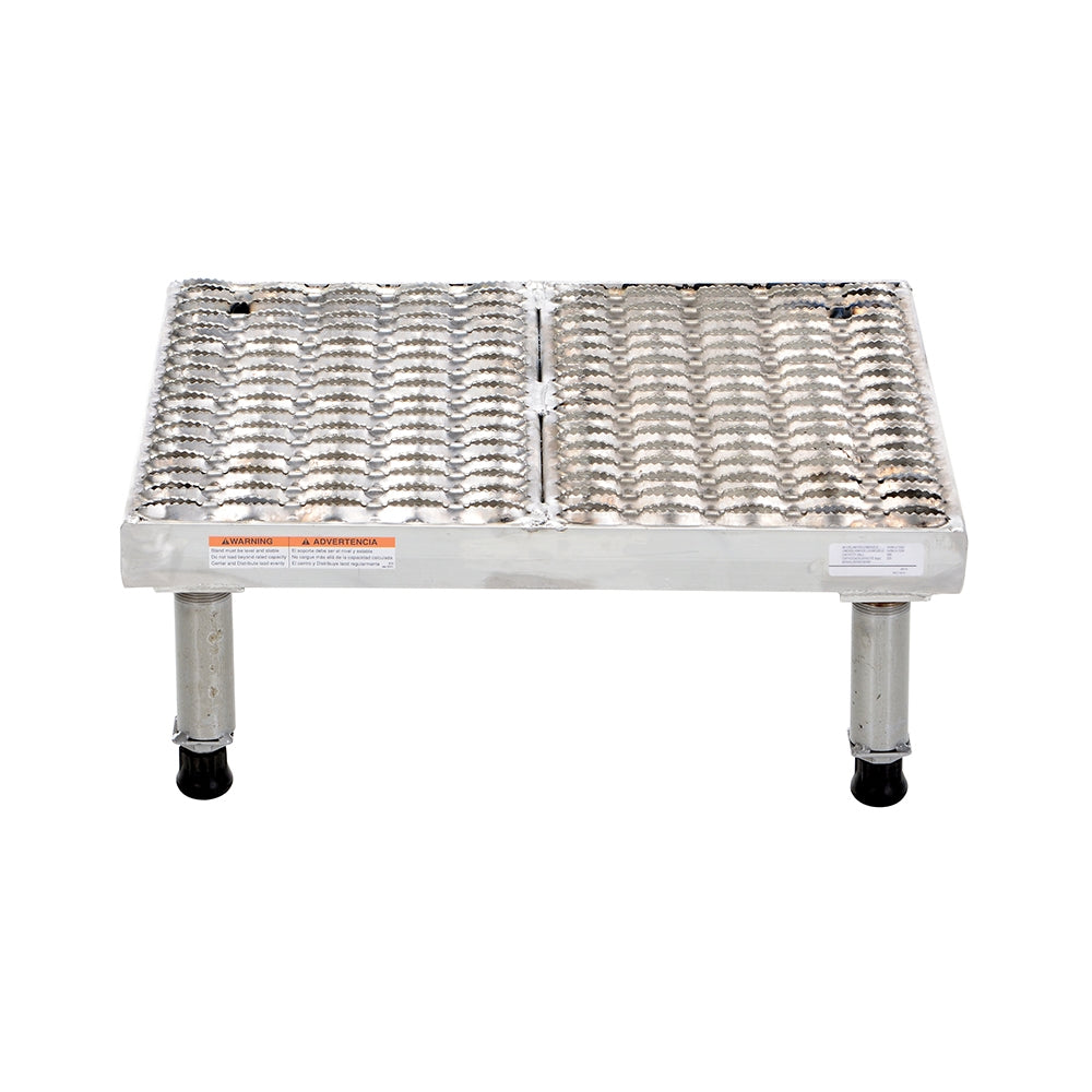 Vestil Adj Alum Stand 9-1/2-15-1/2 H 19 X 24 - Ace Tool Group - Vestil