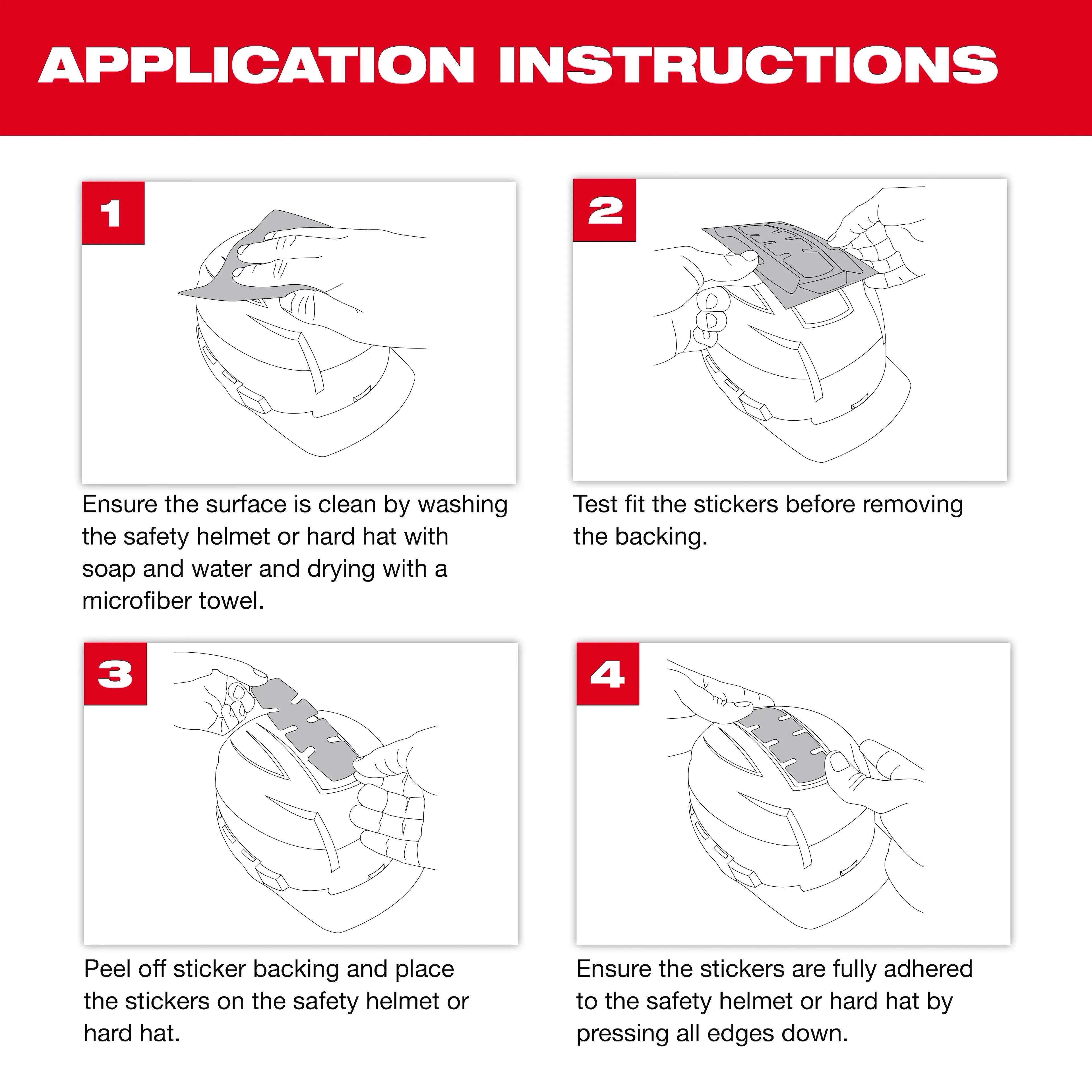 Milwaukee 48-73-4605 5PC BOLT Reflective Sticker Set - Blue - Ace Tool Group - Milwaukee