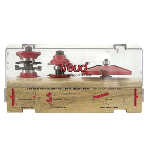 Freud Tools 3 Piece Door Construction Bit Set - Ace Tool Group - Freud