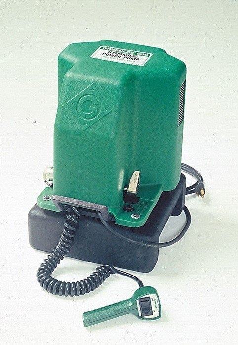 Greenlee 980 Electric Hydraulic Pump with Pendant - Ace Tool Group - Greenlee