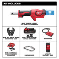 Milwaukee 2678-22 M18 FORCE LOGIC 6T UTILITY CRIMPING KIT W/ D3 GROOVES "SNUB NOSE" - Ace Tool Group - Milwaukee