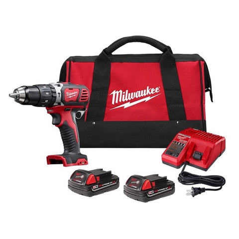 Milwaukee 2607-22CT M18 1/2" HAMMER DRILL COMPACT KIT - Ace Tool Group - Milwaukee