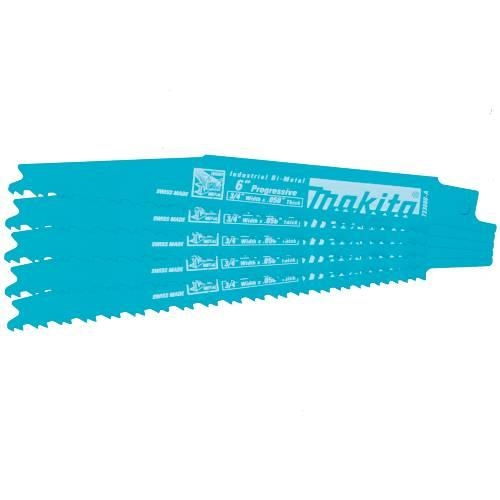 Makita 723080-A-5 6 in. Recip Saw Blade 5 Pack - Ace Tool Group - Makita