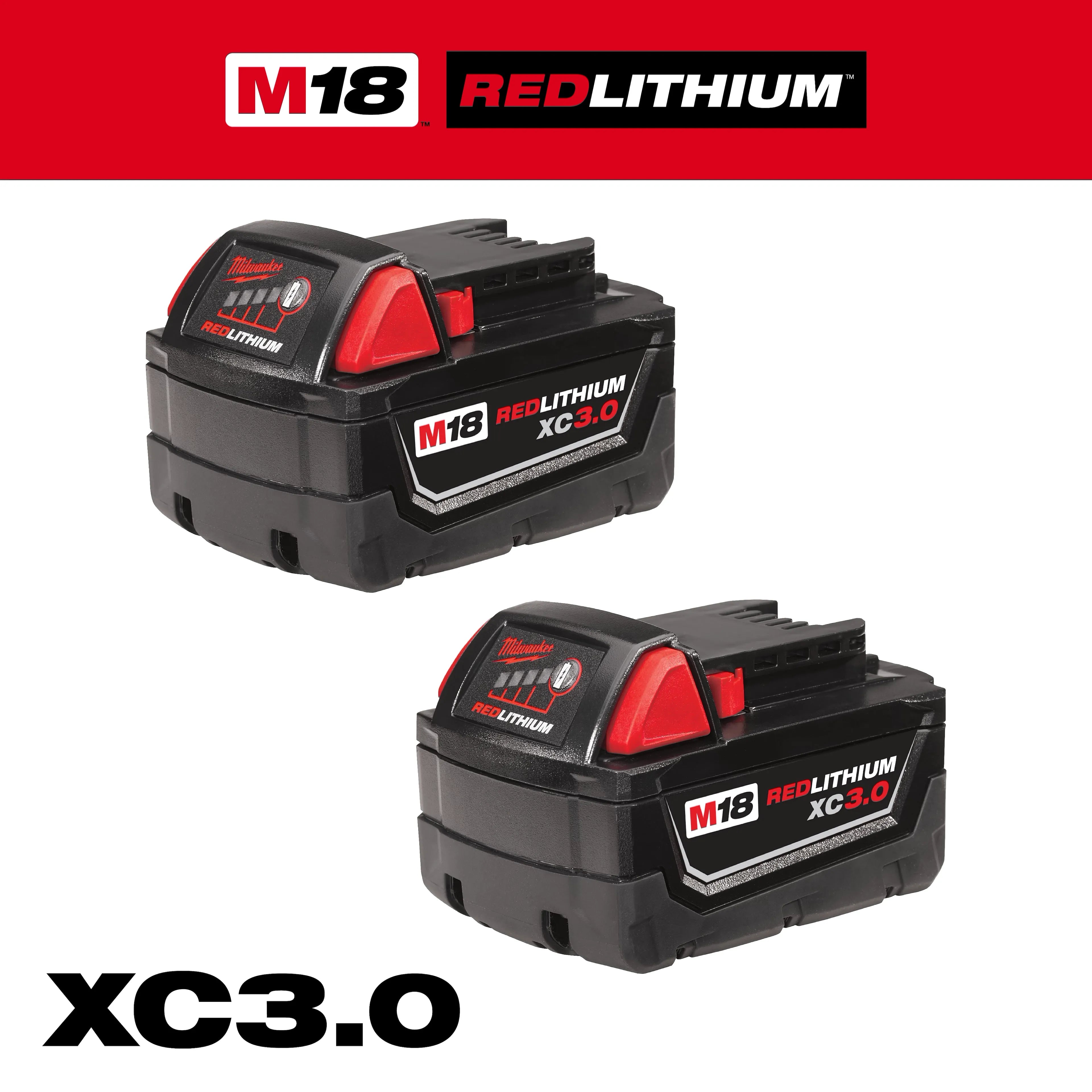Milwaukee 48-11-1822 M18 High Capacity Battery 2 Pack - Ace Tool Group - Milwaukee