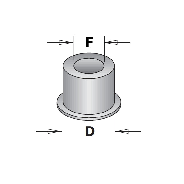 Cmt 799.014.00 Reduct. Bushing For Bearing 1/2" - Ace Tool Group - CMT