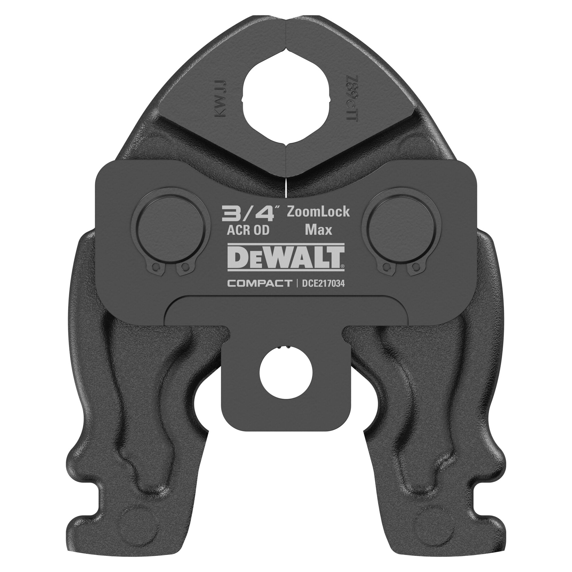 DEWALT DCE217034 DEWALT 3/4 in. Compact ZoomLock MAX / >B< MaxiPro ACR Press Jaw - Ace Tool Group - DEWALT