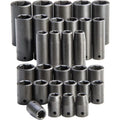 Proto 1/2" Drive 30 Piece Impact Socket Set - Ace Tool Group - Proto