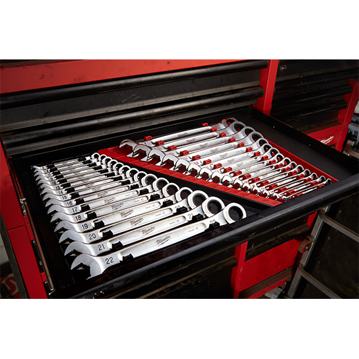 Milwaukee 48-22-9416 15pc Ratcheting Wrench Set - Ace Tool Group - Milwaukee