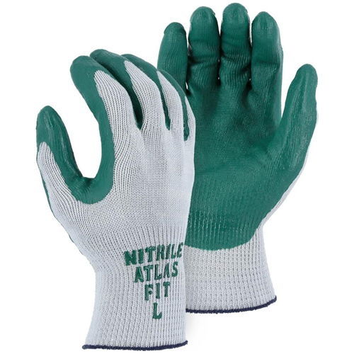 Majestic 3230 Atlas Green Nitrile Coated Gloves - Ace Tool Group - Majestic